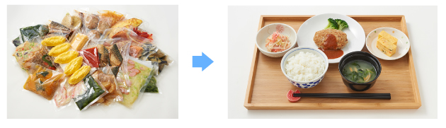 冷凍完全調理済み介護食「フローズンパット」